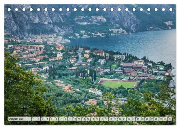 Produktbild: GARDASEE Idyllisches Limone sul Garda (Tischkalender 2026 DIN A5 quer), CALVENDO Monatskalender