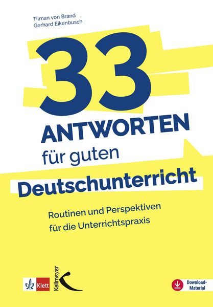 Produktbild: 33 Antworten f&uuml;r guten Deutschunterricht