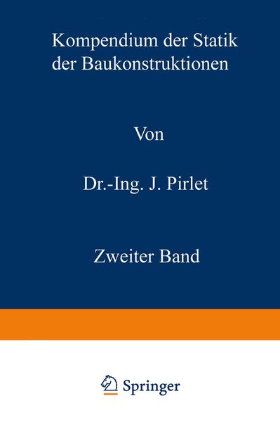 Produktbild: Kompendium der Statik der Baukonstruktionen