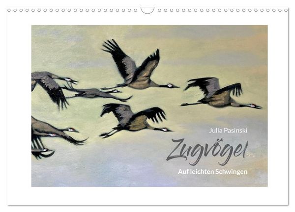 Produktbild: Auf leichten Schwingen - Zugv&ouml;gel (Wandkalender 2026 DIN A3 quer), CALVENDO Monatskalender