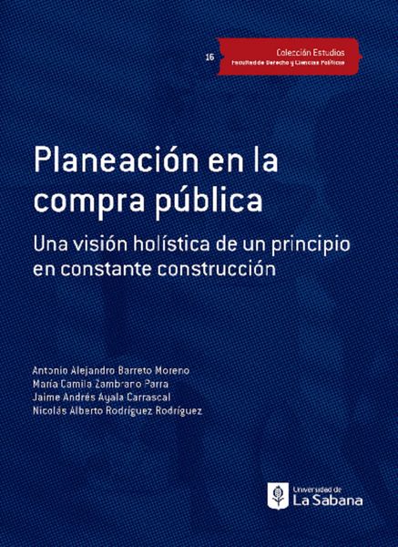 Produktbild: Planeaci&oacute;n en la compra p&uacute;blica