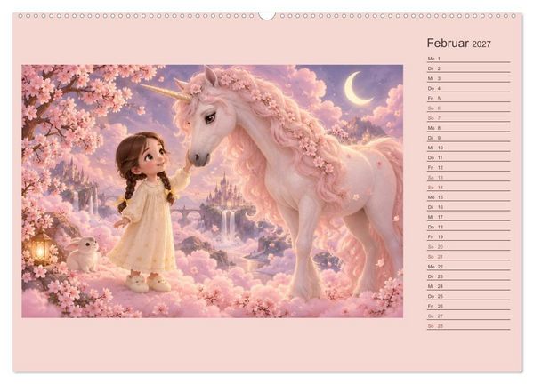 Produktbild: Mila und die Nacht der Fabelwesen (hochwertiger Premium Wandkalender 2027 DIN A2 quer), Kunstdruck in Hochglanz