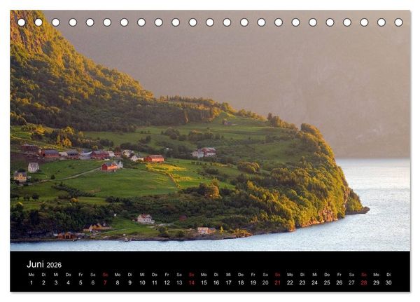 Produktbild: Norwegen (Tischkalender 2026 DIN A5 quer), CALVENDO Monatskalender