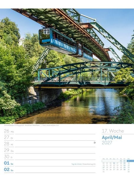 Produktbild: Malerisches Deutschland Wochenplaner Kalender 2027