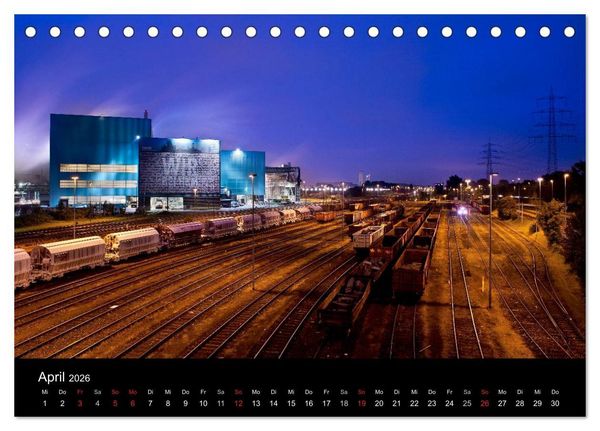 Produktbild: Duisburgs N&auml;chte (Tischkalender 2026 DIN A5 quer), CALVENDO Monatskalender