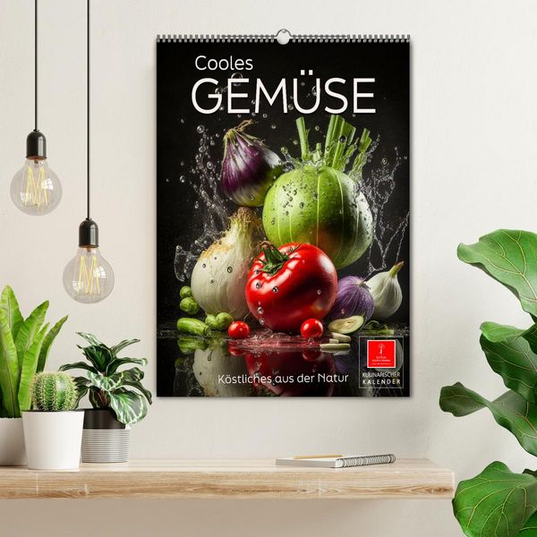 Produktbild: Cooles Gem&uuml;se (Wandkalender 2026 DIN A2 hoch), CALVENDO Monatskalender