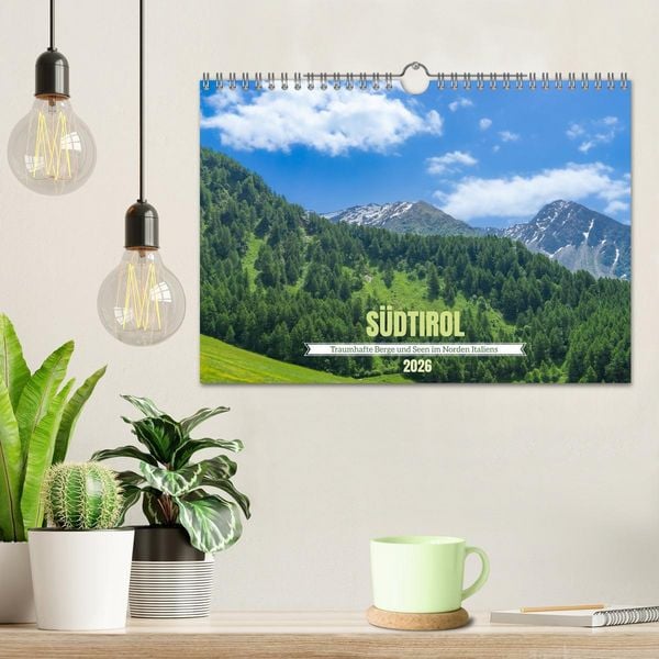 Produktbild: S&uuml;dtirol - Traumhafte Berge und Seen im Norden Italiens (Wandkalender 2026 DIN A4 quer), CALVENDO Monatskalender