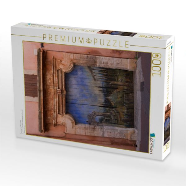 Produktbild: CALVENDO Puzzle Toreingang in Roussillon | 1000 Teile Lege-Gr&ouml;&szlig;e 64x48cm Foto-Puzzle f&uuml;r gl&uuml;ckliche Stunden
