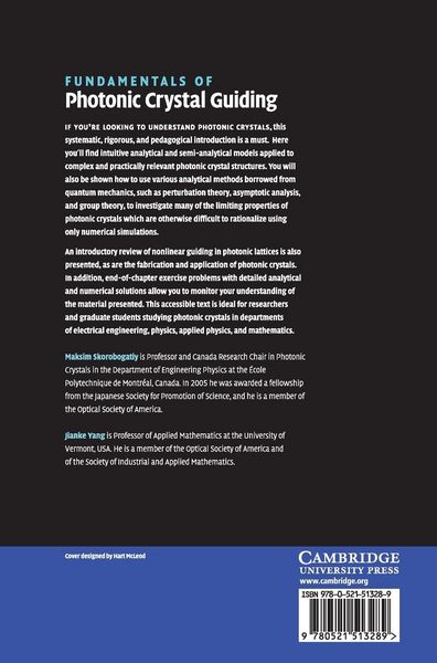 Produktbild: Fundamentals of Photonic Crystal Guiding