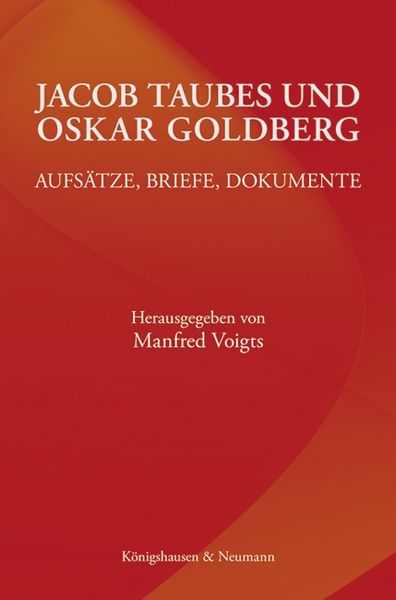Produktbild: Jacob Taubes und Oskar Goldberg