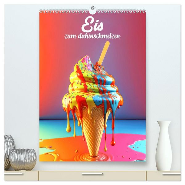 Produktbild: Eis zum dahinschmelzen (hochwertiger Premium Wandkalender 2026 DIN A2 hoch), Kunstdruck in Hochglanz