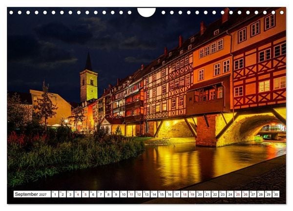 Produktbild: Mein Erfurt - Hier bin ch zu Hause (Wandkalender 2027 DIN A4 quer), CALVENDO Monatskalender