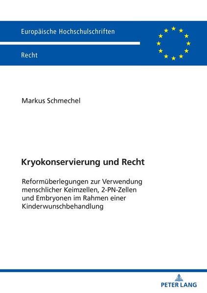Produktbild: Kryokonservierung und Recht