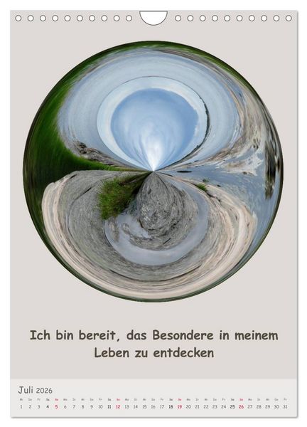 Produktbild: Meditative Natur (Wandkalender 2026 DIN A4 hoch), CALVENDO Monatskalender