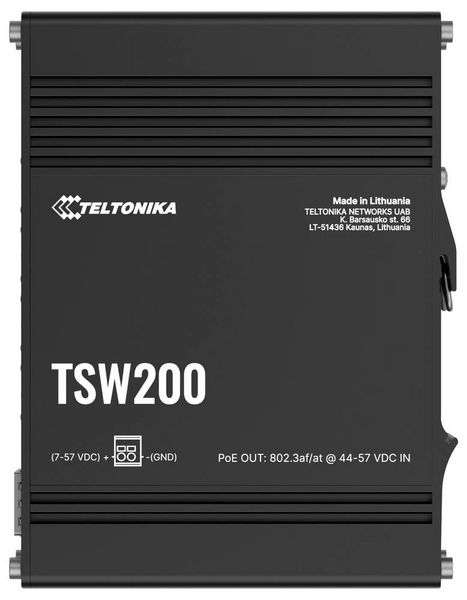 Produktbild: Teltonika TSW2000000B0 TSW200 Ethernet Switch