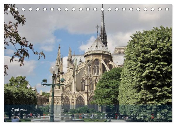 Produktbild: Paris (Tischkalender 2026 DIN A5 quer), CALVENDO Monatskalender
