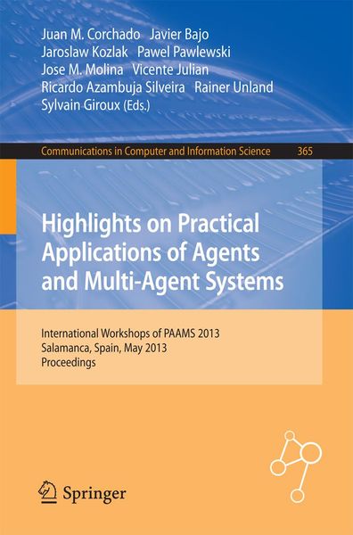 Produktbild: Highlights on Practical Applications of Agents and Multi-Agent Systems