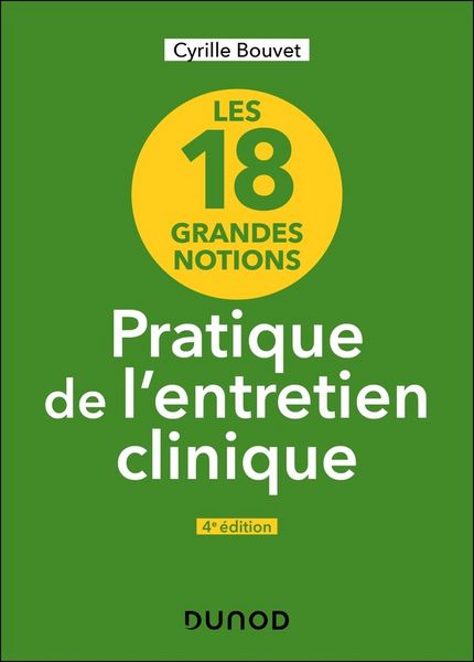 Produktbild: Pratique de l'entretien clinique : les 18 grandes notions
