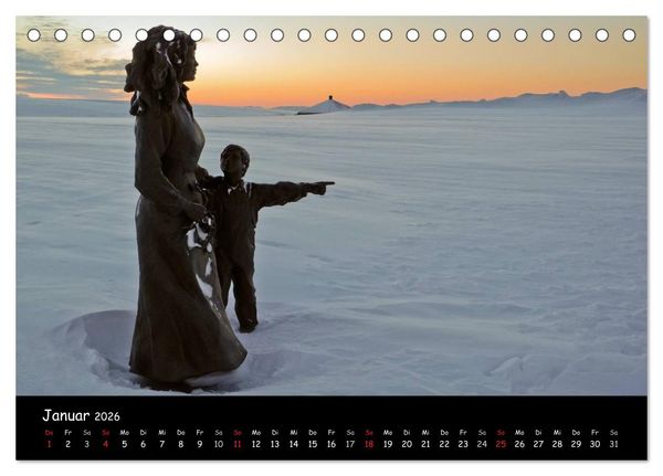 Produktbild: Norwegen (Tischkalender 2026 DIN A5 quer), CALVENDO Monatskalender