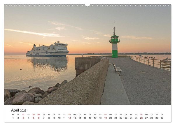 Produktbild: Ostseeheilbad Travem&uuml;nde - L&uuml;becks sch&ouml;nste Tochter (hochwertiger Premium Wandkalender 2026 DIN A2 quer), Kunstdruck in Hochglanz