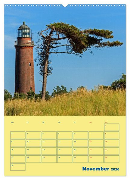 Produktbild: Sehnsuchtsort Fischland-Dar&szlig;-Zingst (hochwertiger Premium Wandkalender 2026 DIN A2 hoch), Kunstdruck in Hochglanz
