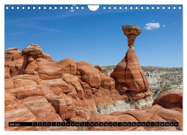 Produktbild: USA Kalender Deluxe (Wandkalender 2026 DIN A4 quer), CALVENDO Monatskalender