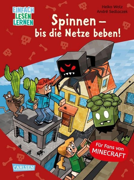Produktbild: Minecraft 8: Spinnen - bis die Netze beben!
