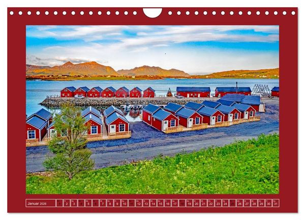Produktbild: Lofoten - Norwegens Juwelen (Wandkalender 2026 DIN A4 quer), CALVENDO Monatskalender