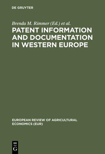 Produktbild: Patent information and documentation in Western Europe