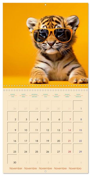 Produktbild: I see you - Animals with glasses (Wall Calendar 2026 12 &times; 12 Inch) CALVENDO 12 Month Wall Calendar
