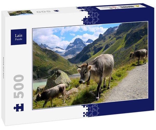 Produktbild: Lais Puzzle K&uuml;he auf Alm 500 Teile