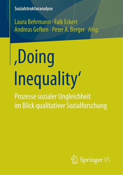 Produktbild: ,Doing Inequality'