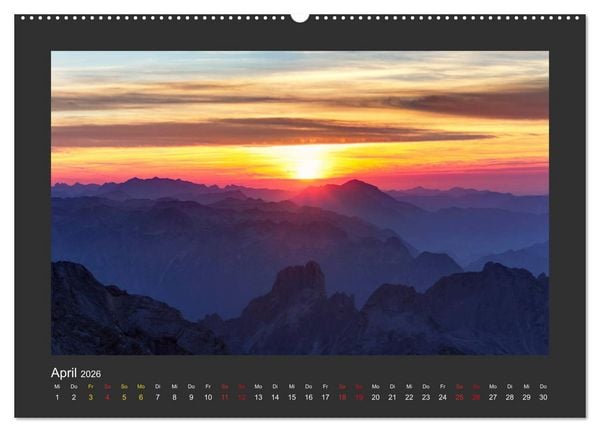 Produktbild: Bergschuh und Gipfelgl&uuml;ck (hochwertiger Premium Wandkalender 2026 DIN A2 quer), Kunstdruck in Hochglanz