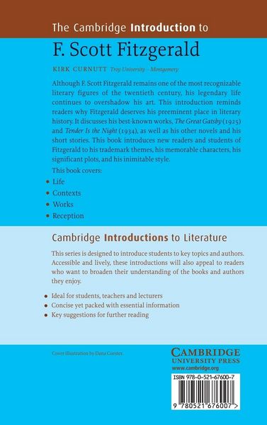 Produktbild: The Cambridge Introduction to F. Scott Fitzgerald