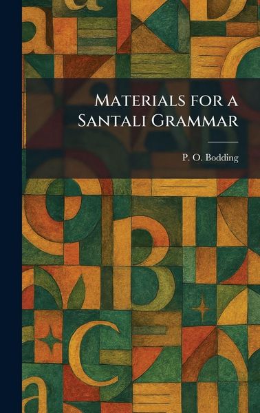 Produktbild: Materials for a Santali Grammar