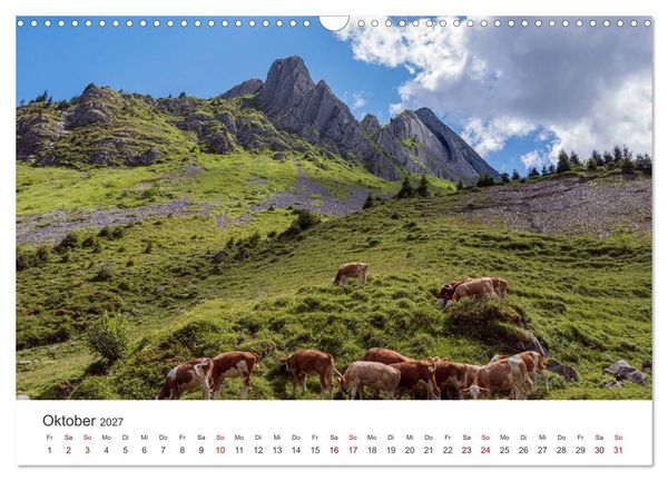 Produktbild: Berner Oberland - Bergwelten (Wandkalender 2027 DIN A3 quer), CALVENDO Monatskalender