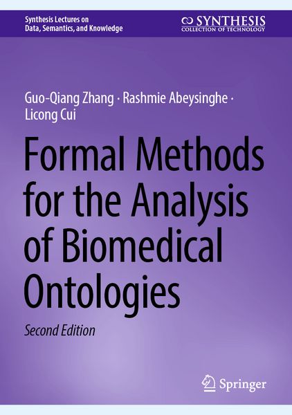 Produktbild: Formal Methods for the Analysis of Biomedical Ontologies