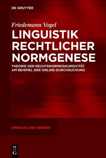 Produktbild: Linguistik rechtlicher Normgenese