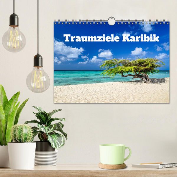 Produktbild: Traumziele Karibik (Wandkalender 2026 DIN A4 quer), CALVENDO Monatskalender