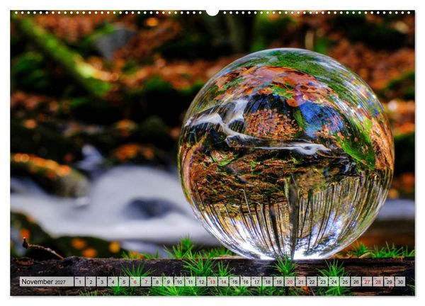 Produktbild: Faszination Glaskugel (hochwertiger Premium Wandkalender 2027 DIN A2 quer), Kunstdruck in Hochglanz