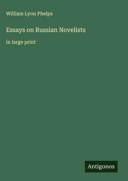 Produktbild: Essays on Russian Novelists