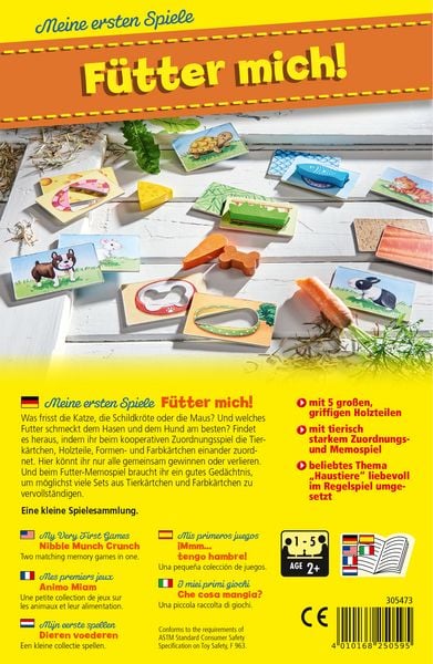 Produktbild: Meine ersten Spiele F&uuml;tter mich! (Kinderspiel)