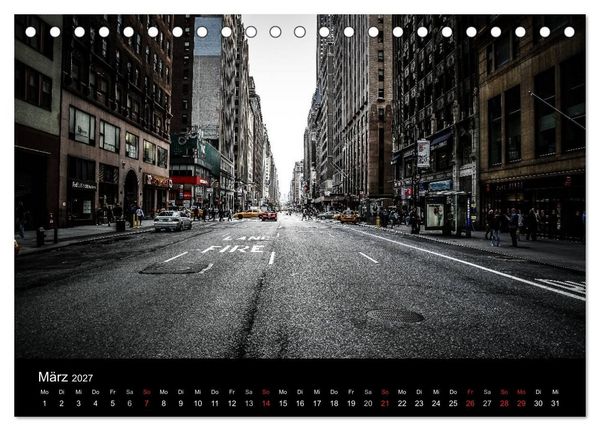Produktbild: New York feeling (Tischkalender 2027 DIN A5 quer), CALVENDO Monatskalender
