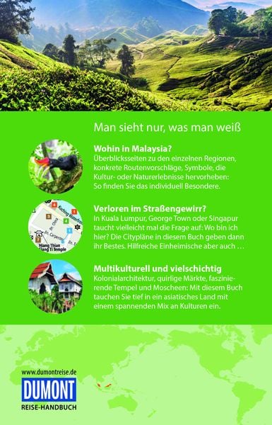 Produktbild: DUMONT Reise-Handbuch Reisef&uuml;hrer Malaysia, Singapur, Brunei