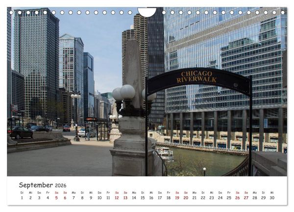 Produktbild: beeindruckendes Chicago (Wandkalender 2026 DIN A4 quer), CALVENDO Monatskalender