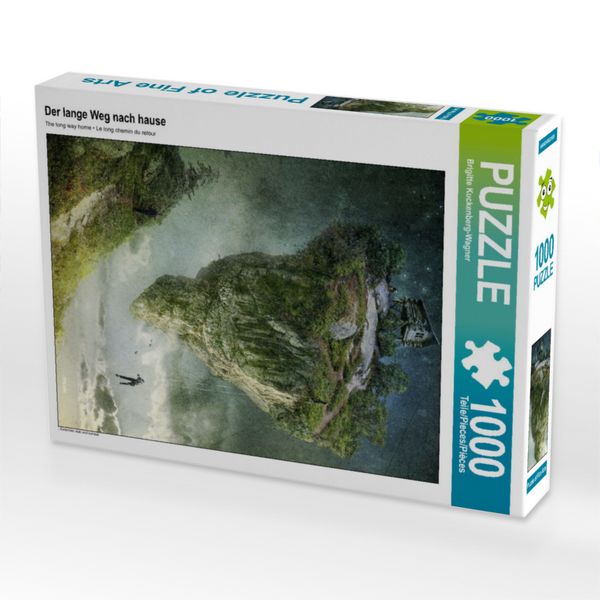 Produktbild: CALVENDO Puzzle Der lange Weg nach hause | 1000 Teile Lege-Gr&ouml;&szlig;e 64x48cm Foto-Puzzle f&uuml;r gl&uuml;ckliche Stunden