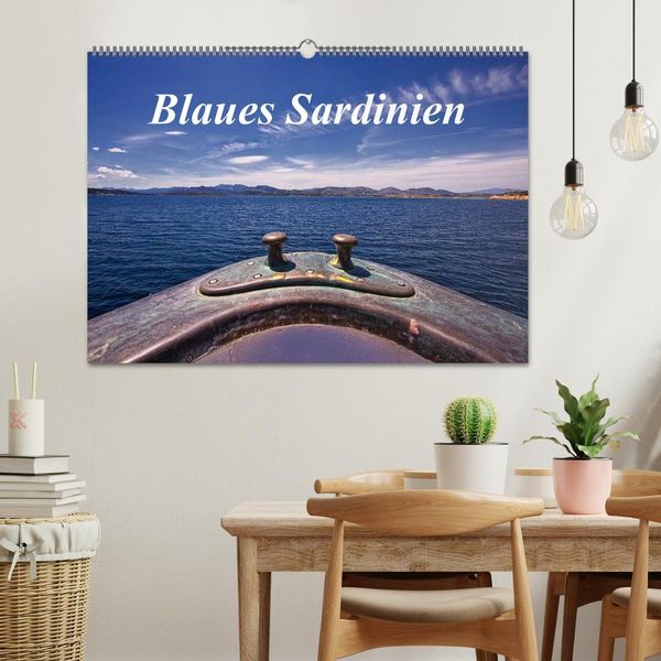 Produktbild: Blaues Sardinien (Wandkalender 2026 DIN A2 quer), CALVENDO Monatskalender