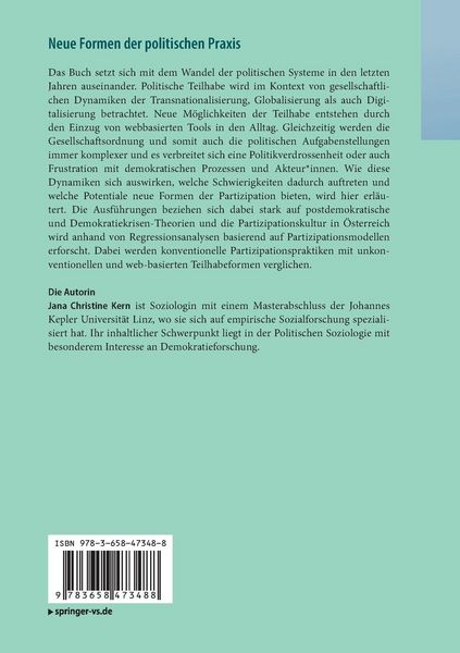 Produktbild: Neue Formen der politischen Praxis