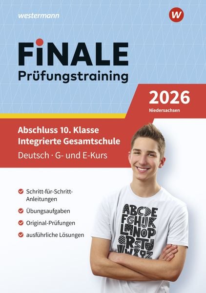 Produktbild: FiNALE Prüfungstraining Abschluss Integrierte Gesamtschule Niedersachsen. Deutsch 2026