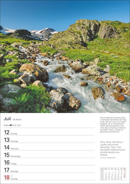 Produktbild: Berge Wochenplaner 2027 - 53 faszinierende Fotografien